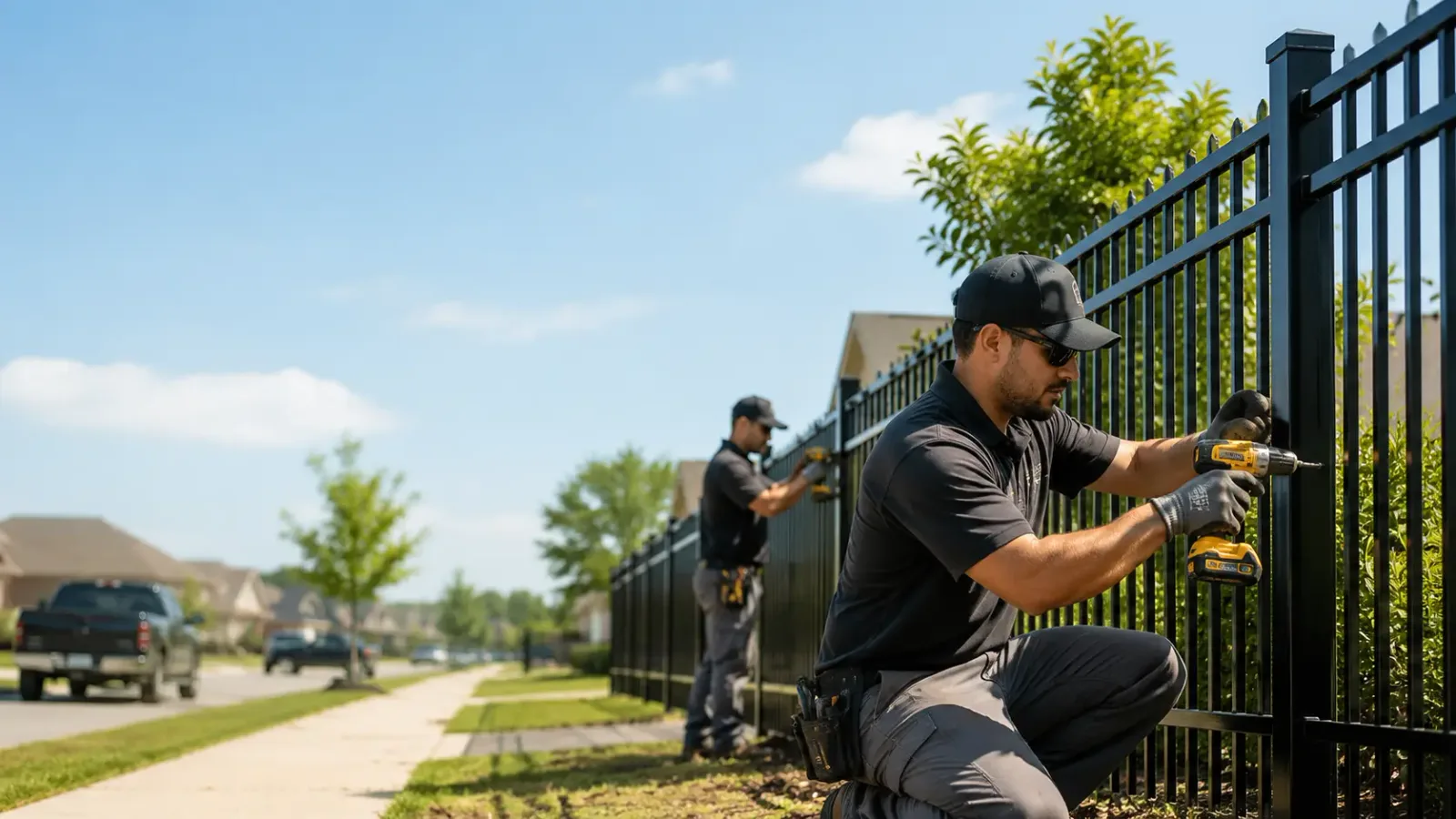 Metal Fence Installation in Port Royal, VA